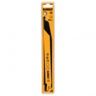 Lame Dewalt pour scie sabre BIM pour la coupe du métal 152mm profondeur inférieur 3mm | DT2354-QZ