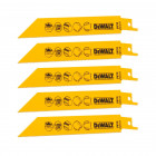 Image du produit : Lame Dewalt pour scie sabre BIM pour la coupe du métal 152mm profondeur inférieur 3mm | DT2384-QZ