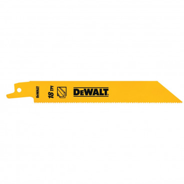 Lame Dewalt pour scie sabre BIM pour la coupe du métal 152mm profondeur inférieur 3mm | DT2384-QZ