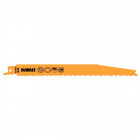 Image du produit : Lame Dewalt pour scie sabre HCS progressor pour la coupe du métal 203mm | DT2406-QZ