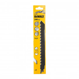 Lame Dewalt pour scie sabre à denture au carbure de tungstène 240mm | DT2420-QZ