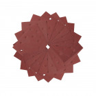 Image du produit : 1/4 feuille abrasive, papier à poncer pour ponceuse vibrante Grain 40 - 8 trous 115 x 115mm Dewalt | DT3030-QZ