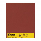 Image du produit : Feuilles abrasives, papier à poncer pour poncage à la mainGrain 120 - 230 x 280mm Dewalt | DT3282-QZ