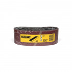 Image du produit : Papier à ponçer - abrasif pour ponceuse à bande - multi-usages pour bois, peinture, métal Grain 40 - 75 x 533mm Dewalt | DT3301-QZ