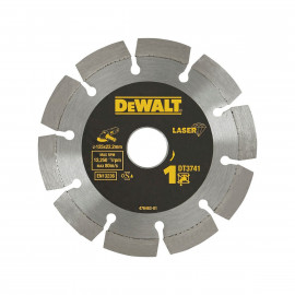 Disque diamant laser pour matériaux de construction/béton 125 x 22.2mm - hauteur segment 7.5mm Dewalt | DT3741-XJ