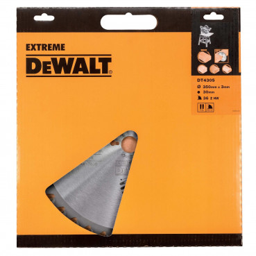 Lame Dewalt pour scie radiale 350 x 30,4mm - 36 dents | DT4305-QZ