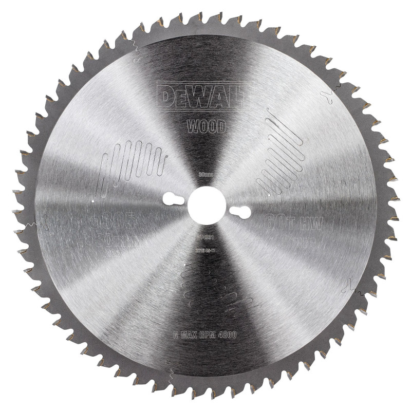 Lame Dewalt pour scie circulaire stationnaire extrême workshop 305 x 30mm - 60 dents | DT4331-QZ