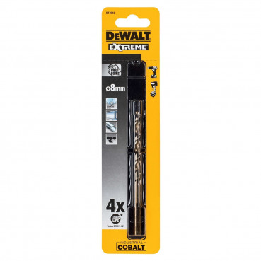 Foret métal hss-co extrême 8 x 75 x 117mm Dewalt | DT4912-QZ