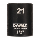 Image du produit : Douilles Impact à chocs diamètre 21mm 1/2" Dewalt | DT7539-QZ