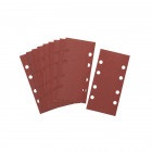 Image du produit : 1/3 feuille abrasive, papier à poncer pour ponceuse vibrante velcro Grain 120 - 8 trous 93 x 190mm Dewalt | DT8622-QZ