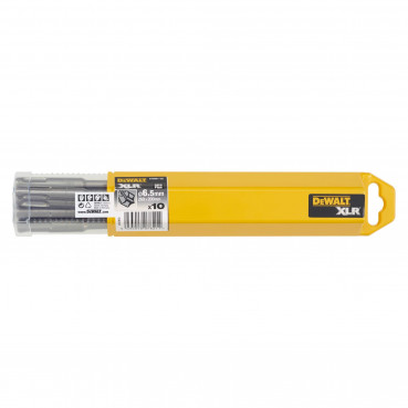 Foret béton sds-plus XLR 4 taillants par 10 pièces - 6.5 x 200 x 260mm Dewalt | DT8961-QZ