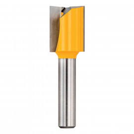 Fraise à rainurer pour défonceuse - 2 taillants 8 x 16mm longueur de travail 20mm Dewalt | DT90008-QZ