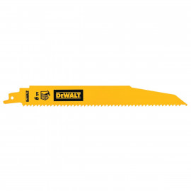 Lame Dewalt 228mm - 6TPI pour scie sabre BIM pour la coupe du bois épais | DT90381-QZ