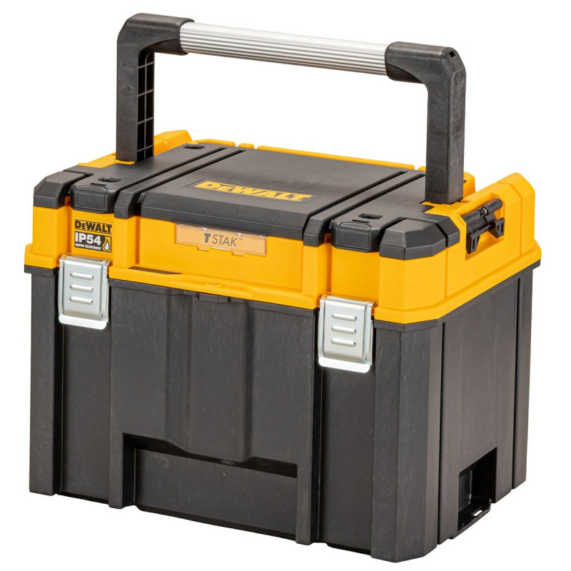 Coffret TSTAK ip54 grande contenance avec organiseur supérieur et longue poignée Dewalt | DWST83343-1