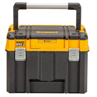 Coffret TSTAK ip54 grande contenance avec organiseur supérieur et longue poignée Dewalt | DWST83343-1