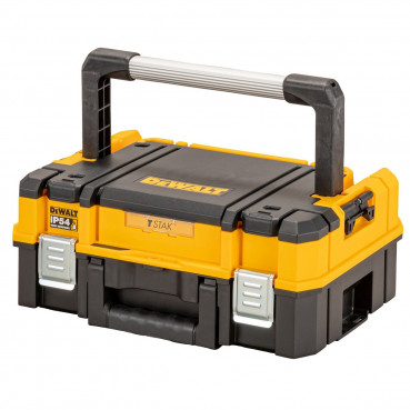 Coffret TSTAK ip54 petite contenance avec organiseur supérieur et longue poignée supérieure Dewalt | DWST83344-1