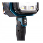 Image du produit : Lampe torche baladeuse, projecteur Makita sans fil extrêmement puissant 640m, compatible batterie 14,4 et 18 Volts LXT - pivotable horizontalement | DEBDML812