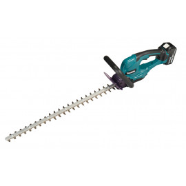 Taille-haie Makita 60cm 18 Volts - sans fil + BL1830Bx1 + DC18WC 18 Volts - 3 Ah - 250 Watts - section de coupe maxi 15mm - longueur 600mm | DUH607F001