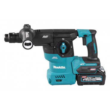 Perforateur burineur Makita SDS-Plus XGT 40 Volts MAX Lithium (Li-Ion) - 4 Ah - 30mm - 3,9 J - force de frappe 3,9 joules - poids 4,6kg | HR009GM202