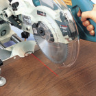 Image du produit : Scie à onglet radiale Makita Ø 190mm - 1 010 Watts - 6 000 tr/min - 1010 Watts - Classe laser 2 | LS0714LN