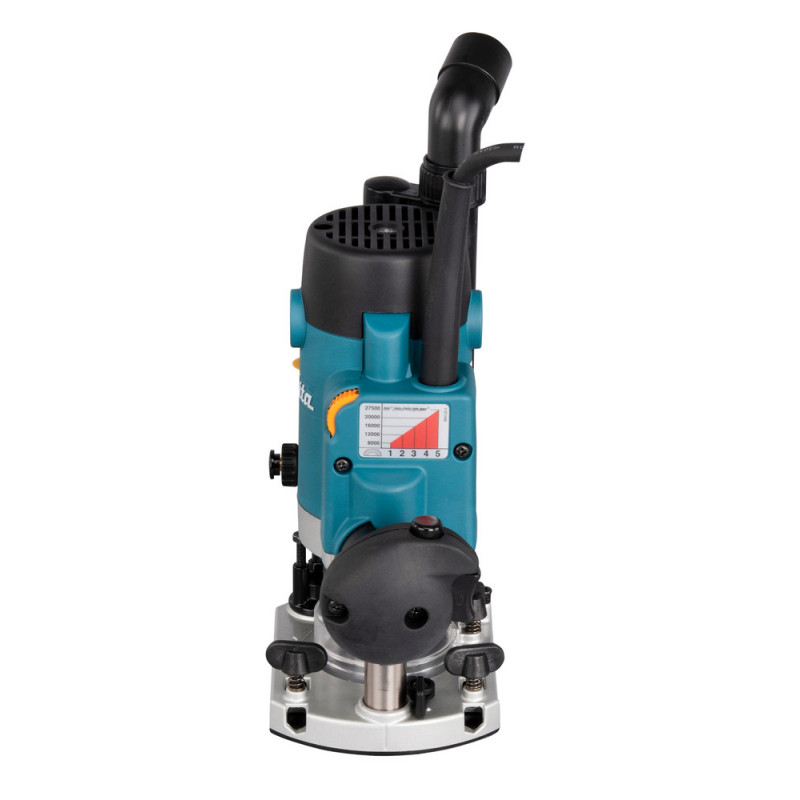 RP1111CJ, Défonceuse Makita 1 100 Watts - 6 / 6,35 / 8mm - capacité de  plongée 0 - 57mm - pince diamètre 8mm - poids 3,3kg