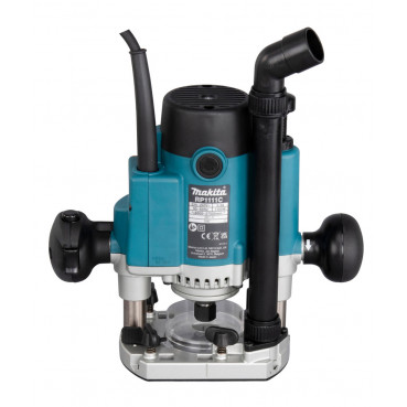 Défonceuse Makita 1 100 Watts - 6 / 6,35 / 8mm - 1100 Watts - capacité de plongée 0 - 57mm - pince diamètre 8mm - poids 3,3kg | RP1111CJ