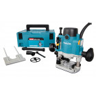 Image du produit : Défonceuse Makita 1 100 Watts - 6 / 6,35 / 8mm - 1100 Watts - capacité de plongée 0 - 57mm - pince diamètre 8mm - poids 3,3kg | RP1111CJ