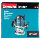 Image du produit : Défonceuse Makita 12 / 12,7mm - 1 850 Watts - 1850 Watts - capacité de plongée 0 - 70mm - pince diamètre 12mm - poids 6,2kg | RP1802XJ