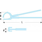 Image du produit : Pince à ressorts de frein - longueur 350mm Facom | 196.TS