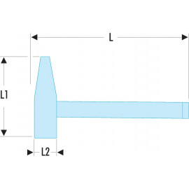 Marteau de mécanicien Facom - 137 x 36mm | 205H.100