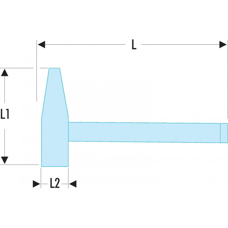 Marteau de mécanicien Facom - 132 x 33mm | 205H.80