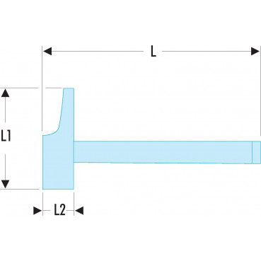 Marteau de menuisier Facom - 99 x 22mm | 215H.22