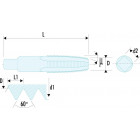 Image du produit : Jeu de 3 tarauds (ébaucheur, intermédiaire et finisseur) standard - M10 Facom | 227.10X150T3