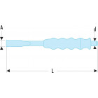 Image du produit : Burin gainé - 20mm - longueur 200mm Facom | 263.G20