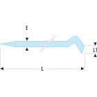 Image du produit : Pinces-levier contrecoudée - Corps rond - longueur 400mm Facom | 269