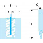 Image du produit : Serre-joints à vis puissance 12000 N - 1000mm Facom | 275.1000