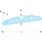 Image du produit : Niveau de chantier magnétique trapézoïdal "bâtiment" de 40cm de long - précision 0.75mm par mètre - corps massif en alliage léger Facom | 307BM.40