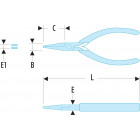 Image du produit : Pince de préhension Micro-Tech à cambrer - longueur 125mm - outillage de précision Facom | 420.MT