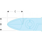 Image du produit : Pince coupante Facom Micro-Tech "allongée éffilée" avec dégagement - longueur 110mm - outillage de précision | 426.MT