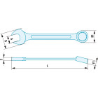 Image du produit : Clé plate mixte 10mm Facom ADF - longueur 135mm outillage Facom antidéflagrant, antimagnétique | 440.10SR