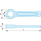 Image du produit : Clé polygonale à frapper ADF - 100mm - longueur 420mm outillage Facom antidéflagrant, antimagnétique | 50.100SR