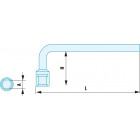 Image du produit : Clé à pipe 12mm (Facom) ADF - 12mm - longueur 216mm outillage Facom antidéflagrant, antimagnétique | 75.12SR