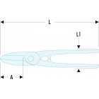 Image du produit : Cisaille universelle "type anglais" - 55mm - longueur 260mm Facom | 880