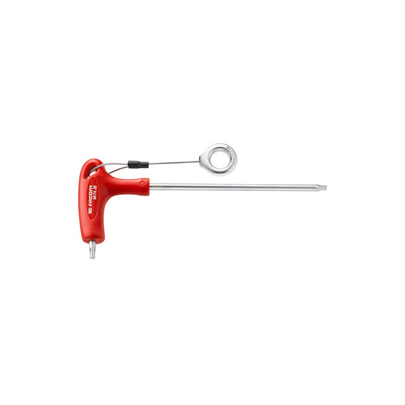 Clés Tor Facom T15 - en "T" emmanchée - outil version SLS - Torx (T15) - longueur 133mm | 89TX.15SLS