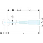 Image du produit : Tournevis Facom Micro-Tech pour empreinte Phillips et Pozidriv - couleur prune - outillage de précision | AEFP.0X75