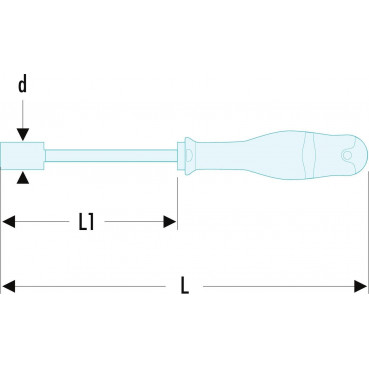 Tournevis Facom PROTWIST porte-embouts - longueur 63mm | ATM.M1