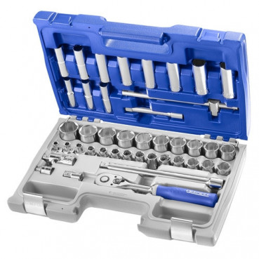 Coffret de douille et accessoires 1/2" - 42 pièces - longueur 415mm "Expert by Facom" | E032908