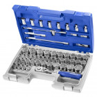 Image du produit : Coffret de douille et accessoires 1/2" mixte - 55 pièces - longueur 415mm "Expert by Facom" | E032909