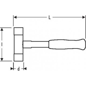 Massette a embouts interchangeables - diamètre 32mm - poids 0.29Kg - longueur 290mm "Expert by Facom" | E150302