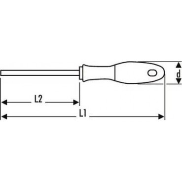 tournevis boule pour vis Phillips "Expert by Facom" | E165406